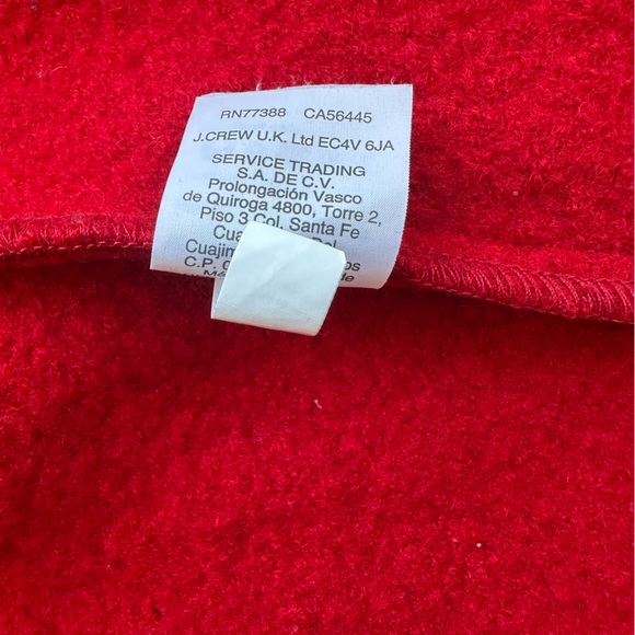 J. Crew Red Wool Coat - Picture 5 of 6